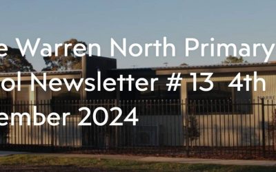 Narre Warren North Primary School Newsletter September 4th